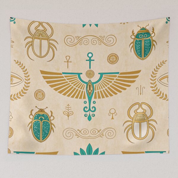 Item preview, Eye of Horus & Egyptian scarabs . designed and sold by Lucky 777.
