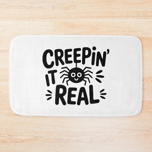 Item preview, Creepin' It Real! Cute Spider Pun designed and sold by PMCreative.