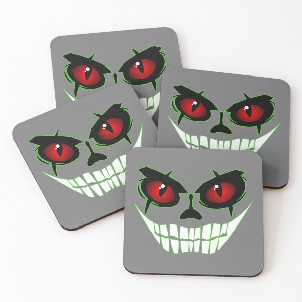 Item preview, Scary Halloween Face Mask with Red Eyes designed and sold by Phat Dog Designs .