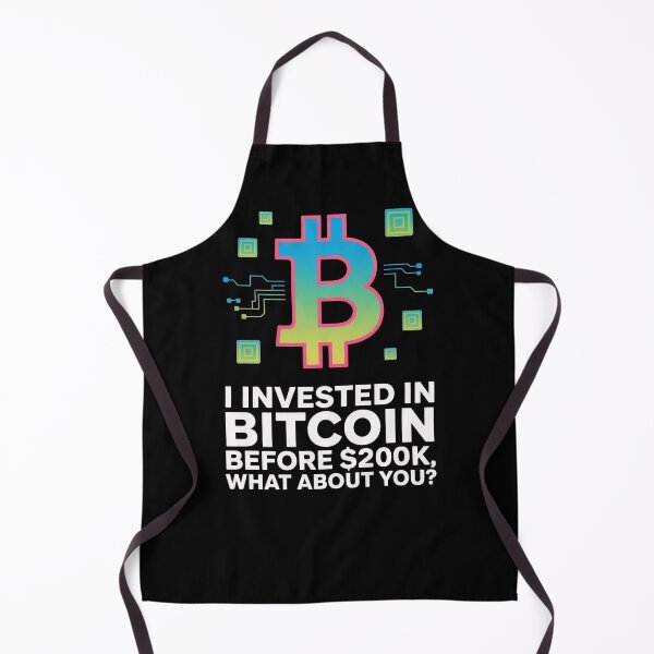 Item preview, I invested in bitcoin before 200k, bitcoin to the moon, bitcoin crypto designed and sold by NoetherSym.