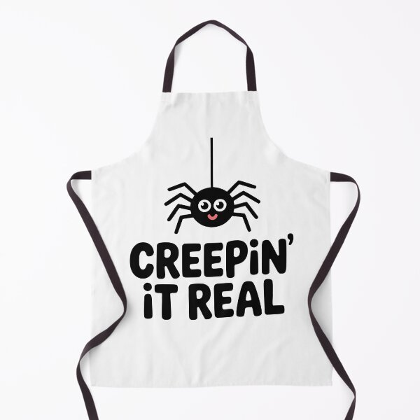 Item preview, Creepin' It Real! Kawaii Spider Pun designed and sold by PMCreative.