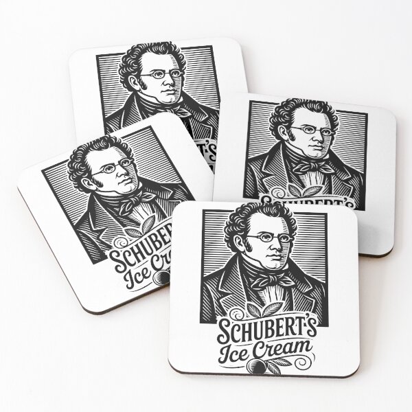 Item preview, Schubert’s Ice Cream Parlor – Classical Cool Meets Vintage Whimsy designed and sold by ForeverPrintsOK.