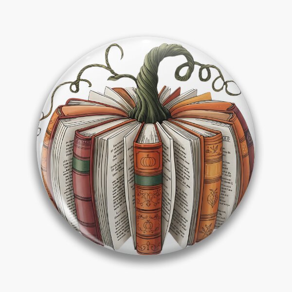 Item preview, Fall Book Pumpkin Halloween Bookworm Merch designed and sold by HotaruArt.