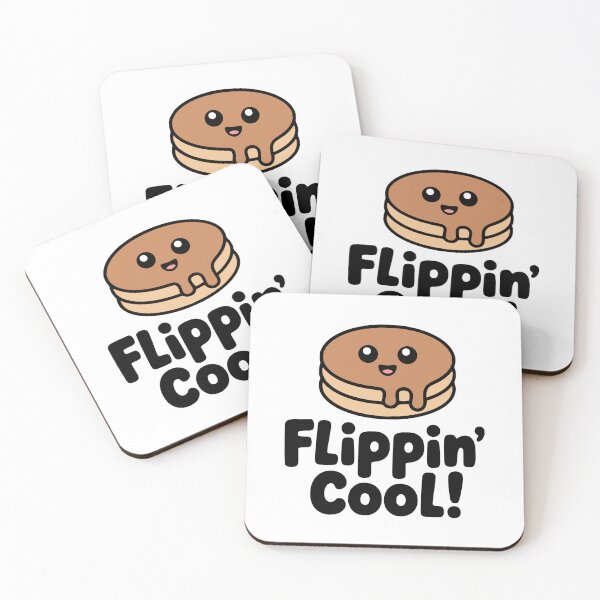 Item preview, Flippin' Cool! Kawaii Pancake Pun designed and sold by PMCreative.