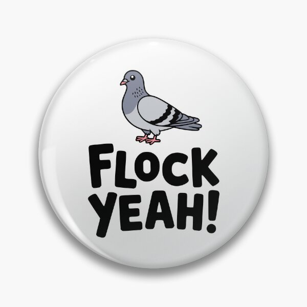 Item preview, Flock Yeah! Cute Pigeon Pun designed and sold by PMCreative.