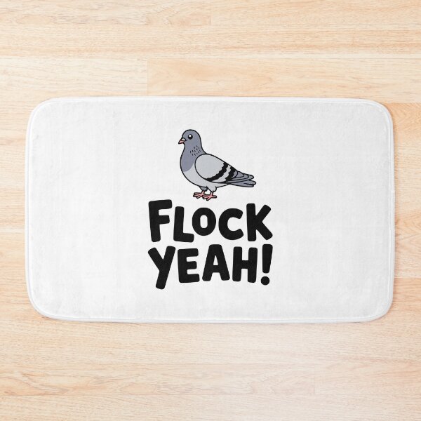 Item preview, Flock Yeah! Cute Pigeon Pun designed and sold by PMCreative.