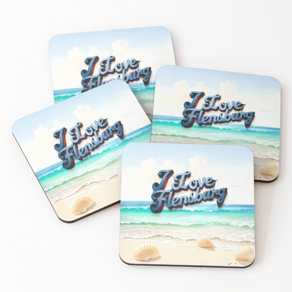 Item preview, I Love Flensburg Beach designed and sold by Khala.