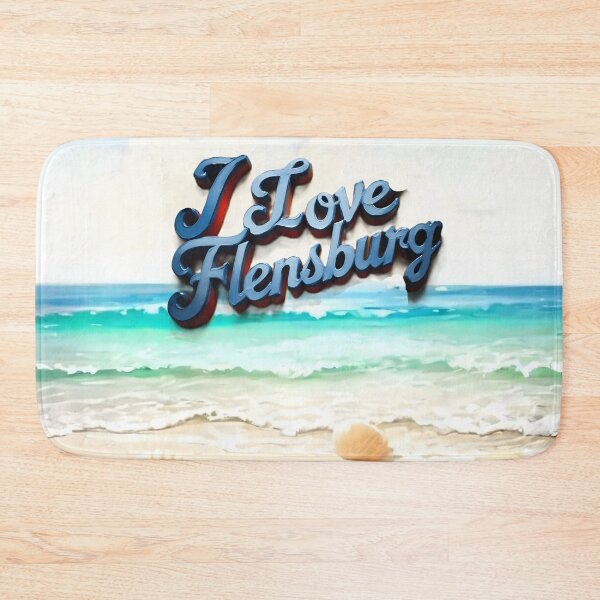 Item preview, I Love Flensburg Beach designed and sold by Khala.