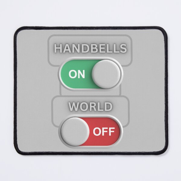 Item preview, Handbells ON world OFF designed and sold by CelticClapper.