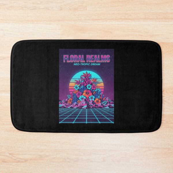 Item preview, Floral Realms - Neo-Tropic Dream- Retro Wave  designed and sold by Too Kool Designing .