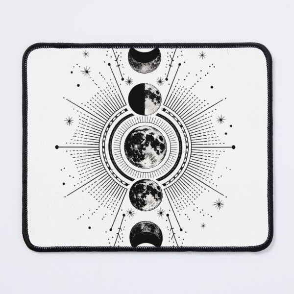 Item preview, Mystic Moon Phases | Celestial Lunar Cycle Illustration designed and sold by MaraiUA.