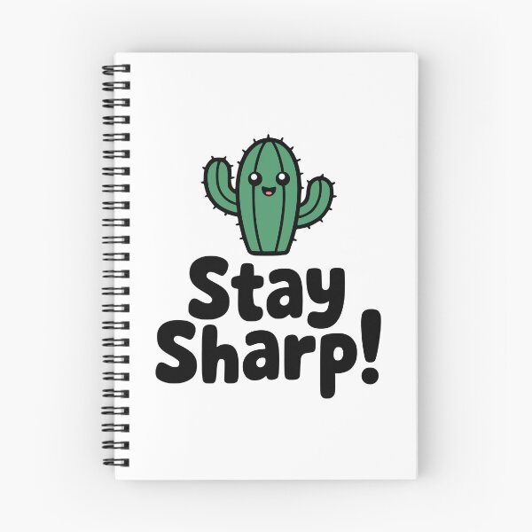 Item preview, Stay Sharp! Cactus Pun designed and sold by PMCreative.