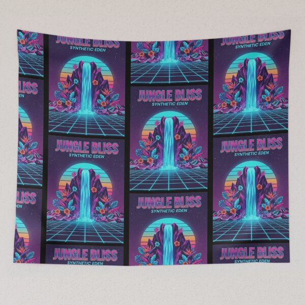 Item preview, Jungle Bliss- Synthetic Eden- Retro Wave  designed and sold by Too Kool Designing .