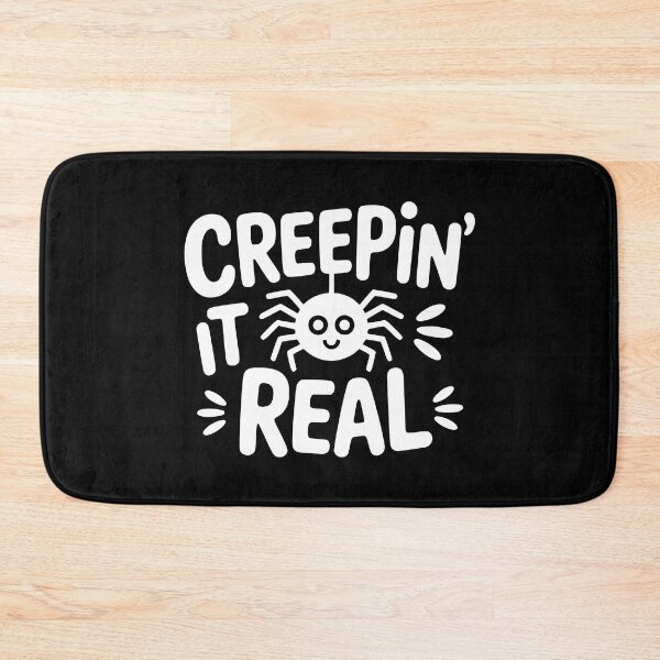 Item preview, Creepin' It Real! Funny Spider Pun designed and sold by PMCreative.
