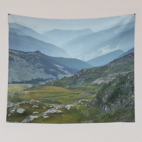 Item preview, Layered Mountain Landscape at Transalpina, Romania designed and sold by RastislavS.