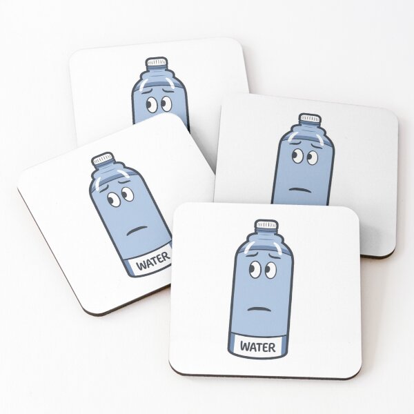 Item preview, Nori the Water Bottle Sticker | Deadpan Mood Humor designed and sold by Moodzu.