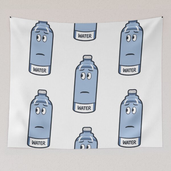 Item preview, Nori the Water Bottle Sticker | Deadpan Mood Humor designed and sold by Moodzu.