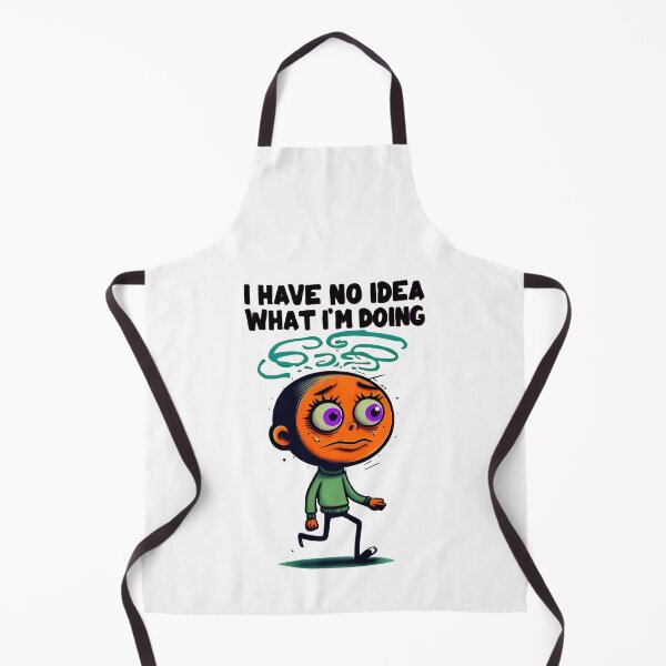 Item preview, QUIRKY ALWAYS CONFUSED CARTOON CHARACTER designed and sold by KISHNAY-FASHION.