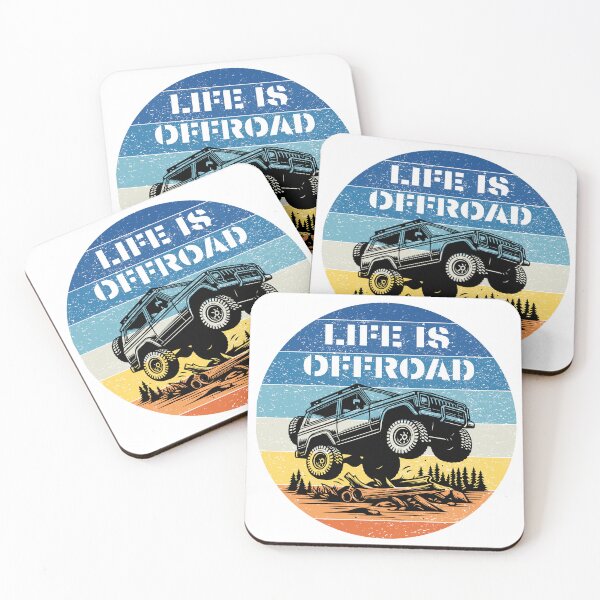 Item preview, Life Is Offroad – Vintage 4x4 Adventure Design designed and sold by PanGieroj.