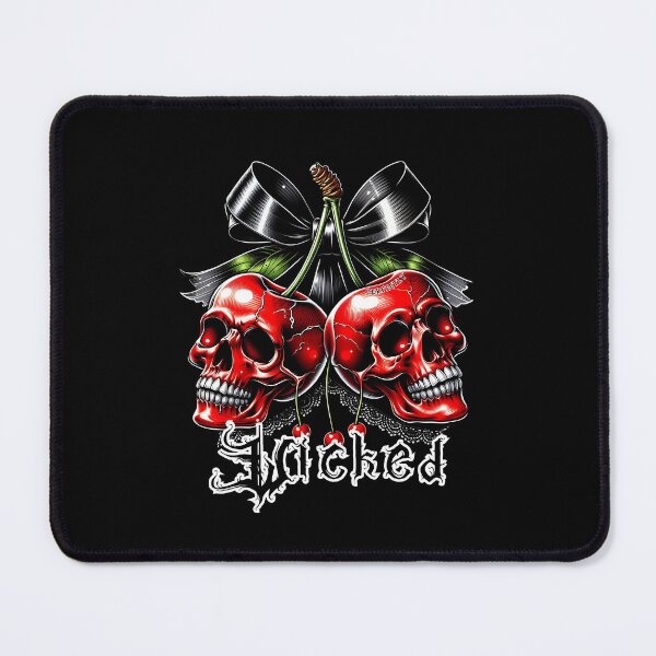 Item preview, Spooky Cherry Halloween Bow Red Skull designed and sold by HotaruArt.
