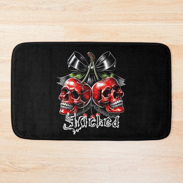 Item preview, Spooky Cherry Halloween Bow Red Skull designed and sold by HotaruArt.