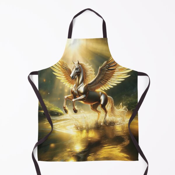 Item preview, Golden Pegasus Rising Through Sunlit Waters designed and sold by MDKey DESIGN.