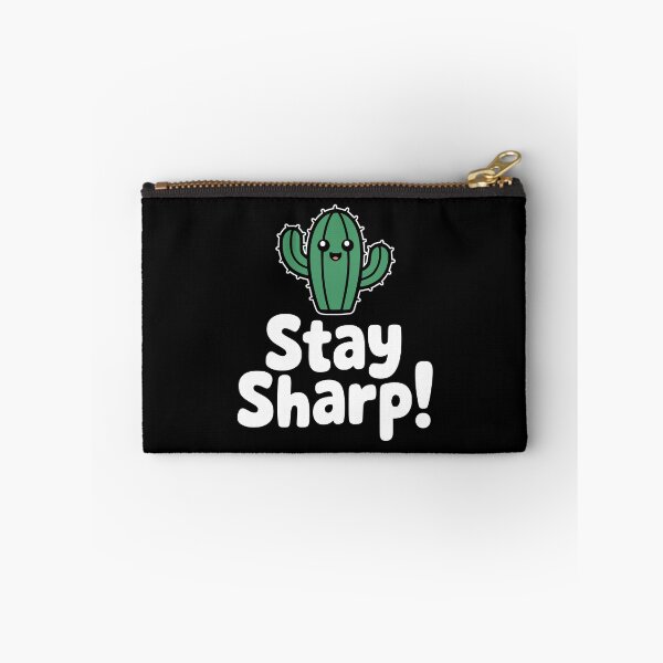 Item preview, Stay Sharp! Cute Cactus Pun designed and sold by PMCreative.