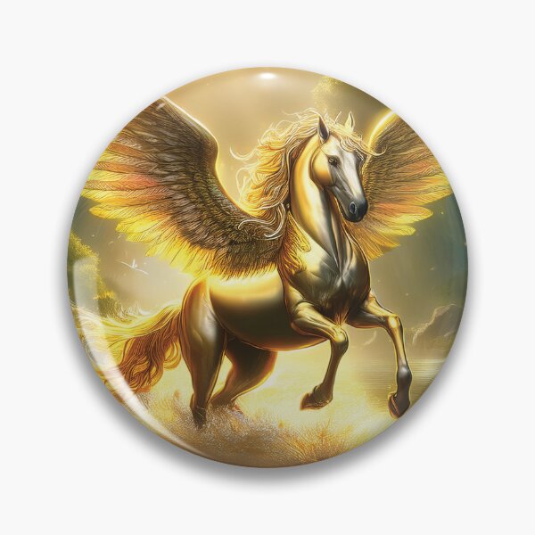 Item preview, Golden Pegasus in an Enchanted Forest designed and sold by MDKey DESIGN.