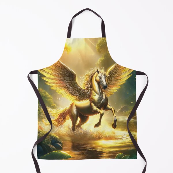 Item preview, Golden Pegasus in an Enchanted Forest designed and sold by MDKey DESIGN.