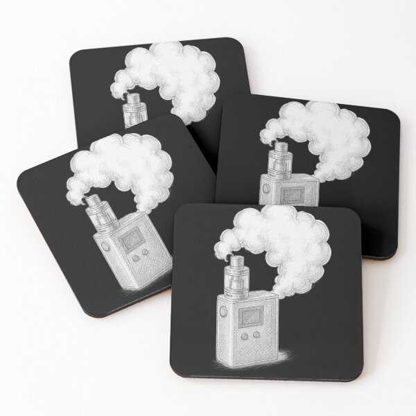 Item preview, Pencil Sketch Vape Clouds – Hand-Drawn Style designed and sold by House of Taste Vape Designs.