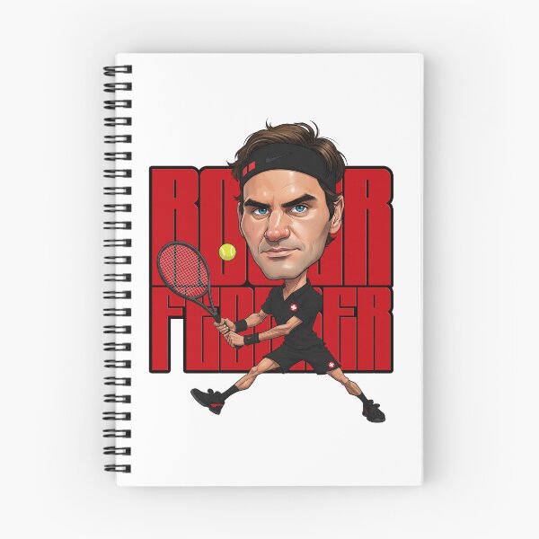 Item preview, Funny Caricature of Roger Federer Night Version designed and sold by vectorlove.