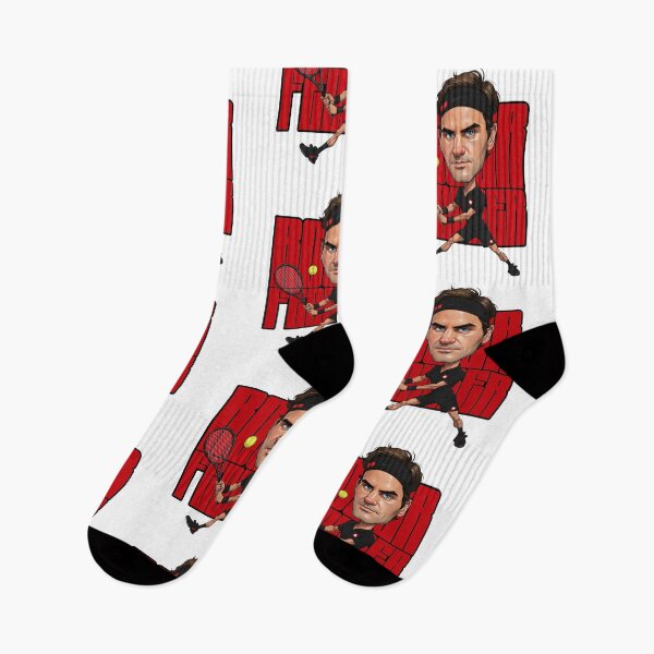 Item preview, Funny Caricature of Roger Federer Night Version designed and sold by vectorlove.