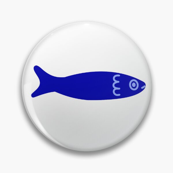 Item preview, Simple blue fish designed and sold by MadiReitter.