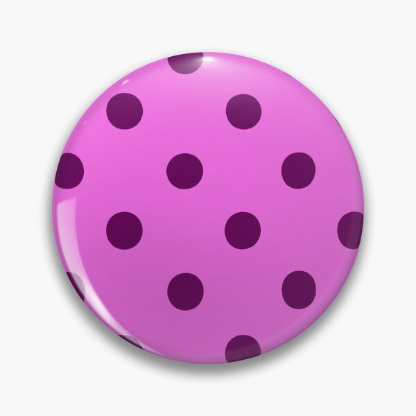 Item preview, Pink Background with Purple Polka Dots – Funky Retro Print designed and sold by Groovy Looks.