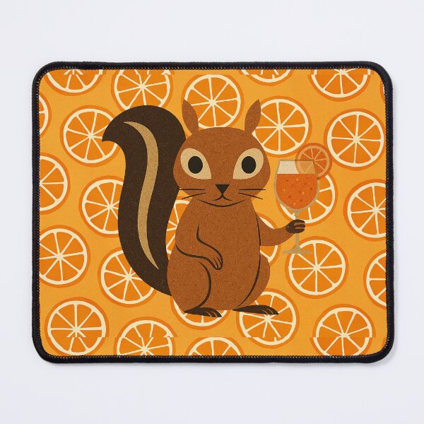Item preview, Mid Century Modern Squirrel – Aperitivo Cocktail Vibes designed and sold by Sonia Keshishian.