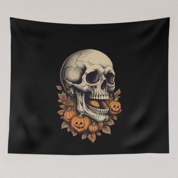 Item preview, Halloween Skull designed and sold by MarcoVerus.