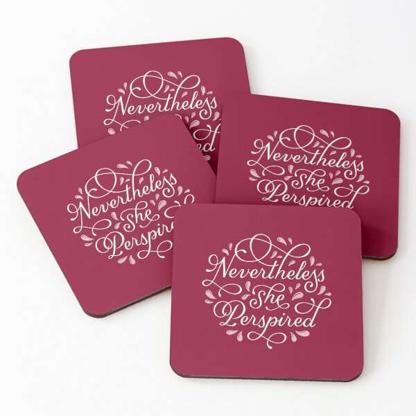 Item preview, Nevertheless She Perspired (white) designed and sold by Jenn Rothschild.