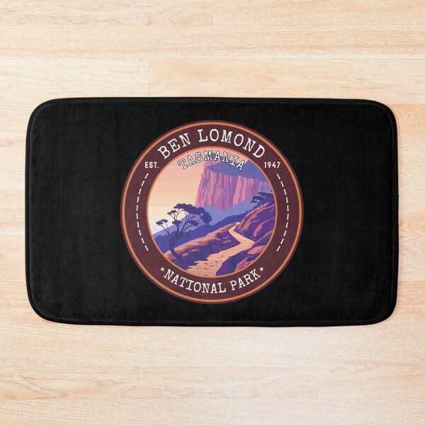 Item preview, Ben Lomond National Park in Tasmania, Australia Retro Travel Art Circle Emblem designed and sold by MaateoDesign.