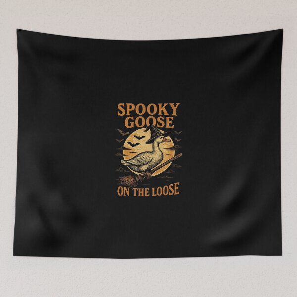 Item preview, Spooky Goose On The Loose - Retro Witch Goose designed and sold by Realupp.
