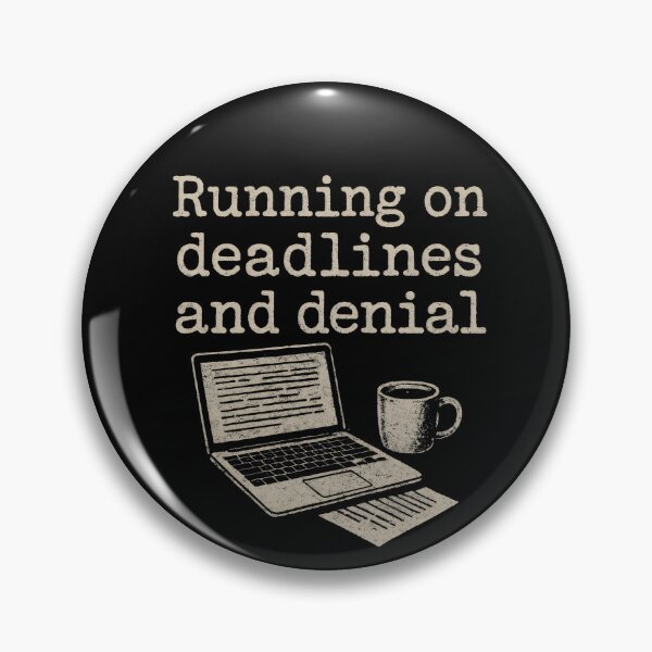 Item preview, Academic Writing - Running On Deadlines And Denial designed and sold by DemureArtsy.