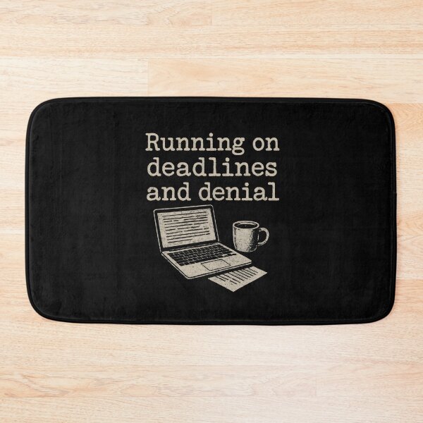Item preview, Academic Writing - Running On Deadlines And Denial designed and sold by DemureArtsy.
