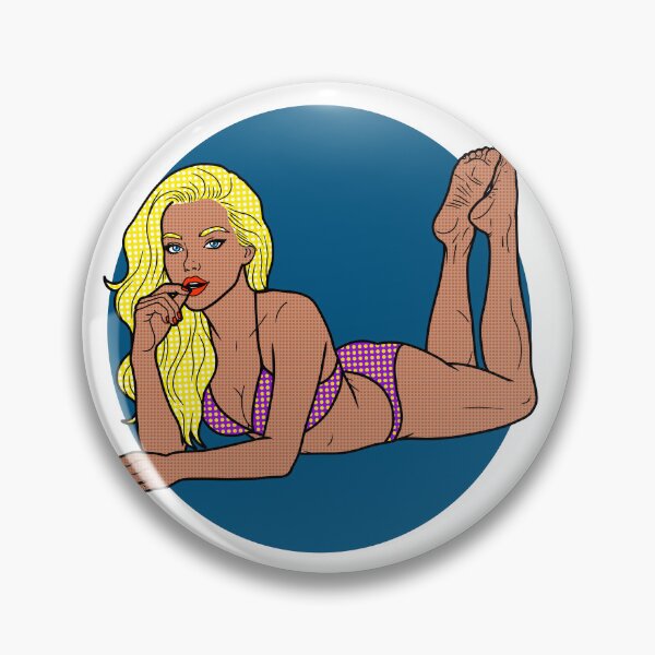 Item preview, Purple Bikini Pinup designed and sold by SolefulStickers.
