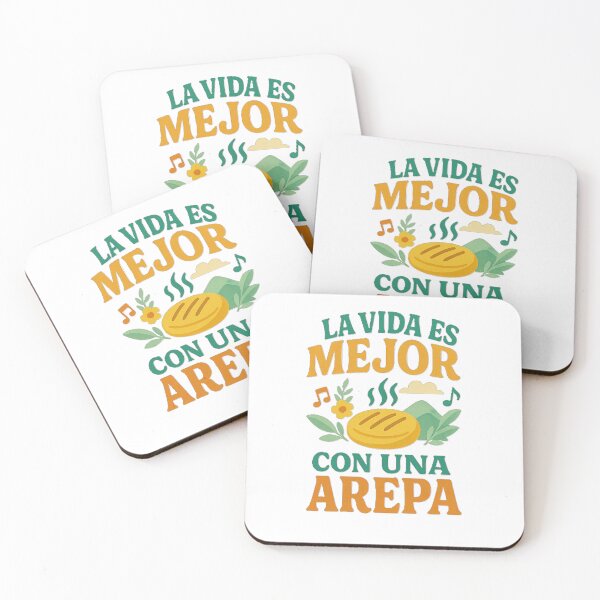 Item preview, Life Is Better with an Arepa – Colorful Design designed and sold by Wander Vibes.