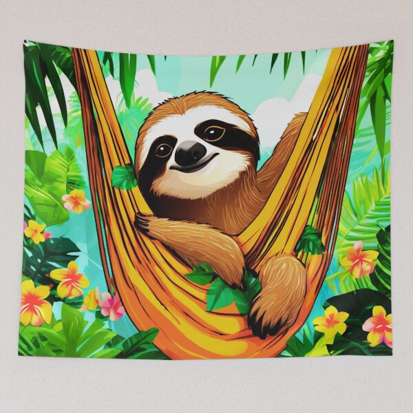 Item preview, Lazy Sloth in Action designed and sold by Zofia Sosnecka.