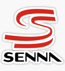Ayrton Senna Logo Sticker