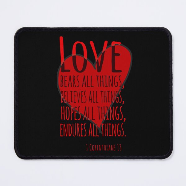 Item preview, Enduring Love: 1 Corinthians 13 Heart Design designed and sold by Alondra.