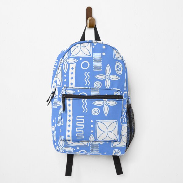 Item preview, Blue White Geometric Pattern designed and sold by Patternandflow.