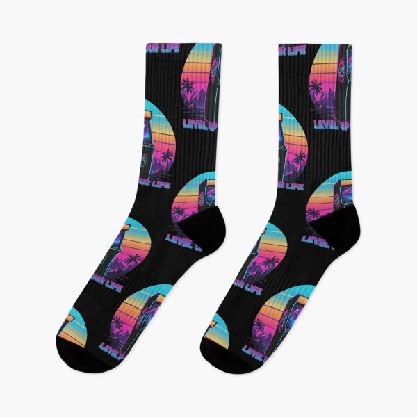 Item preview, Arcade- Retro wave- Level up Your Life designed and sold by Too Kool Designing .