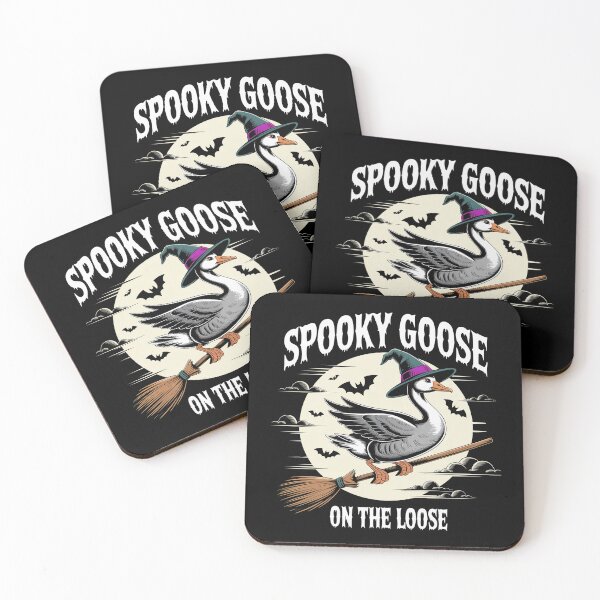 Item preview, Spooky Goose On The Loose - Retro Witch Goose designed and sold by Realupp.