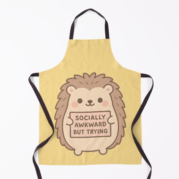 Artikelvorschau, Sozial unbeholfener Igel – Lustiges Kawaii-Tier Sticker entworfen und verkauft von KawaiiOrbit.